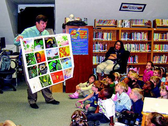 Bill Shoulders for Literacy night